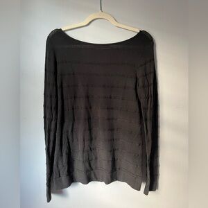 Loft Black Long Sleeve Sweater